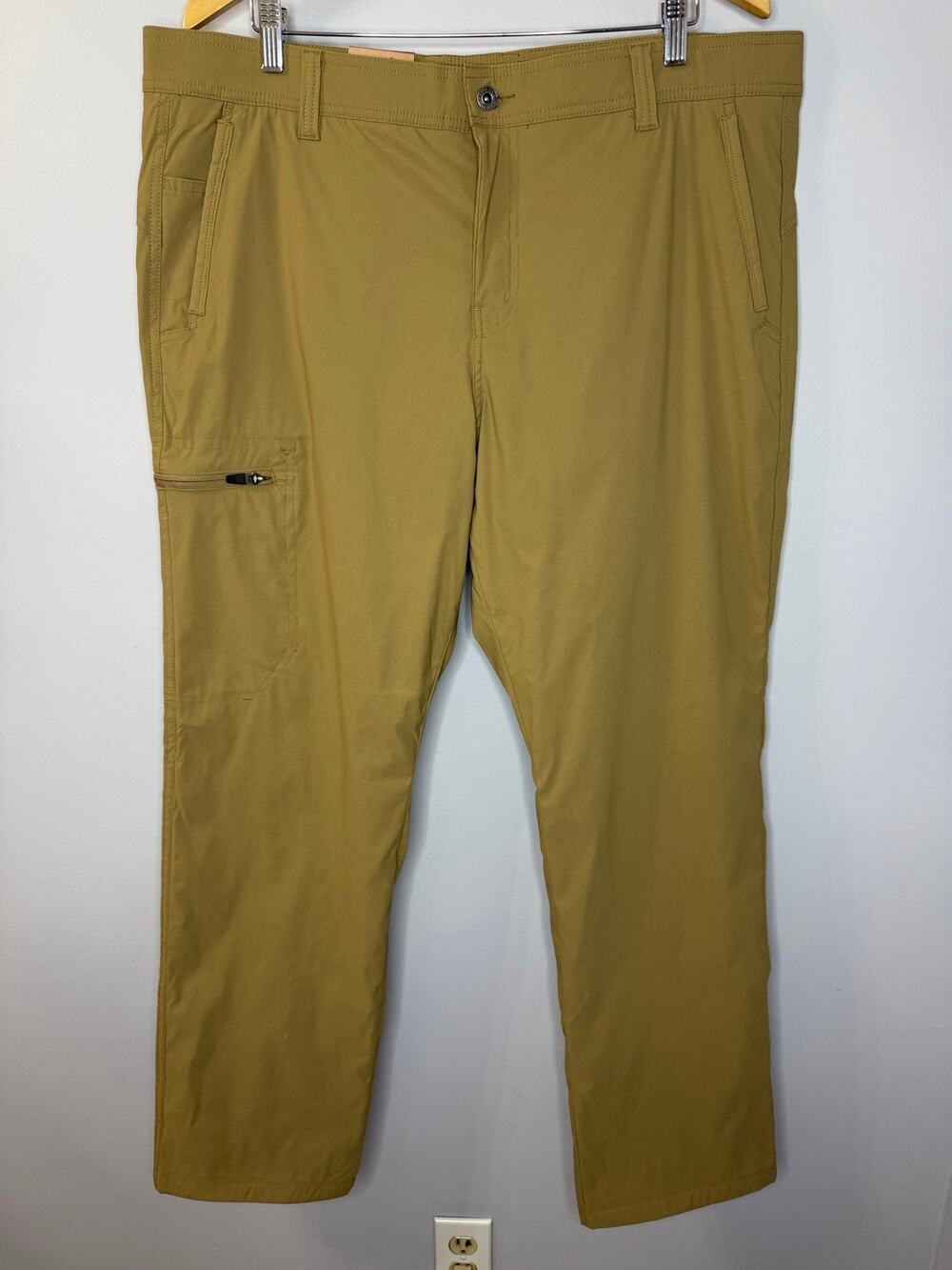 Eddie Bauer Rainier Fleece Lined Pants Men's 40x32 Tan New